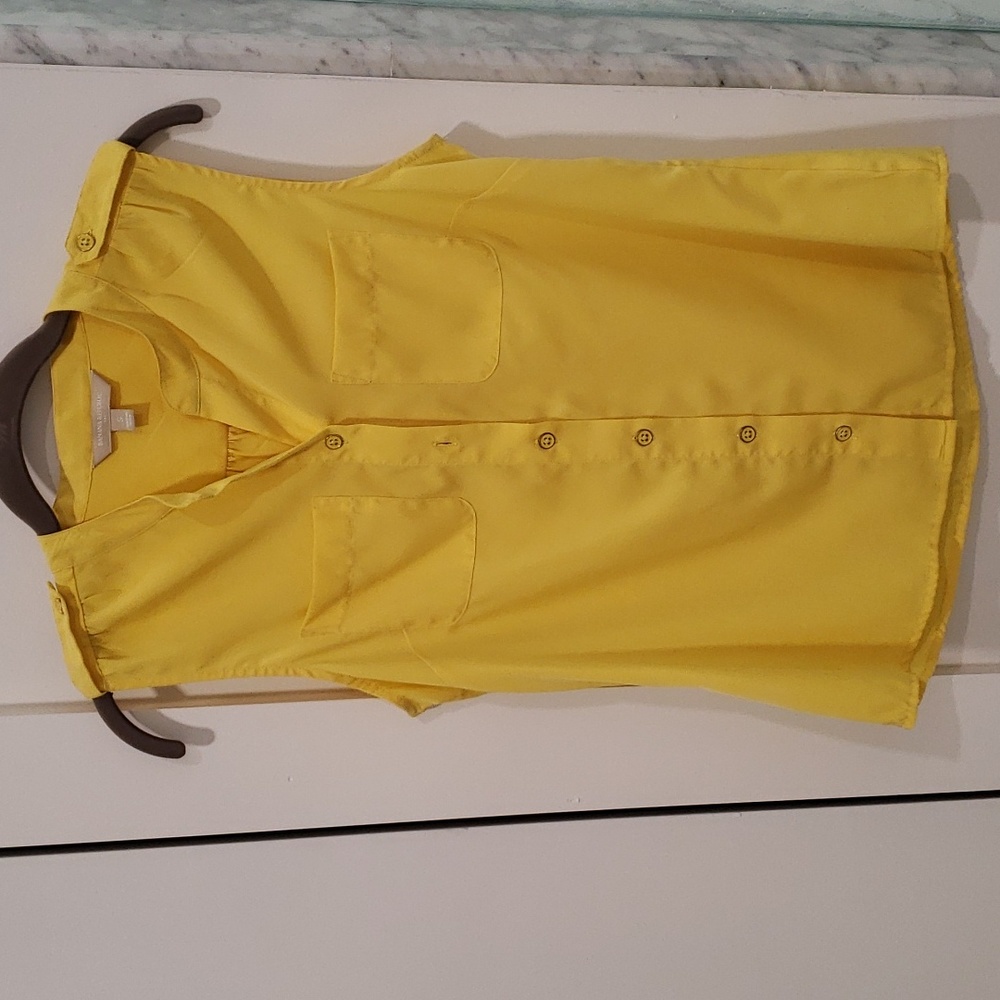 😎 EUC Banana Republic sleeveless dress top sz S